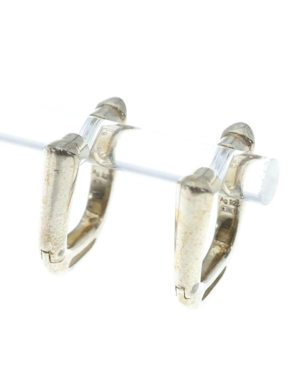 Gucci Staffer Small Hoop Earrings Silver